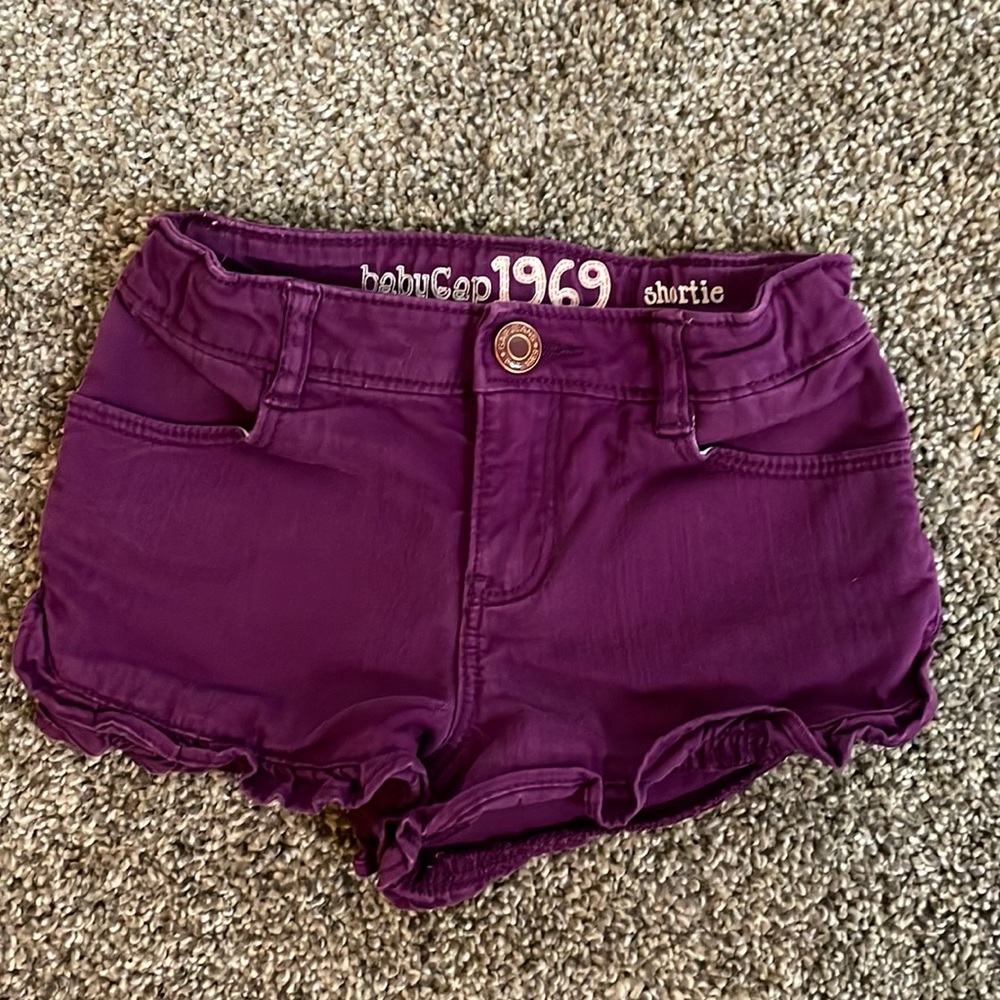 Purple Jean shorts Gap 3T